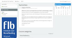 Desktop Screenshot of moodle.flb-herford.de